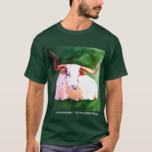 Longhorn-T-Shirt T-Shirt (Vorderseite)