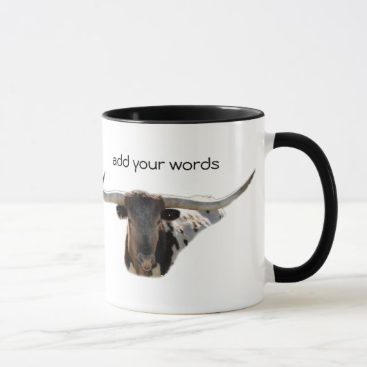 Longhorn Tasse-fertigen besonders an Tasse (Rechts)