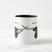 Longhorn Tasse-fertigen besonders an Tasse (Zentrum)