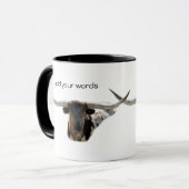 Longhorn Tasse-fertigen besonders an Tasse (Vorderseite Links)
