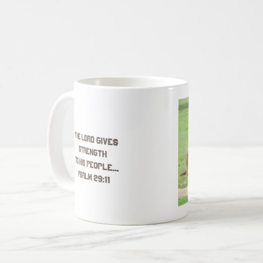 Longhorn-Tasse Kaffeetasse (Vorderseite Links)