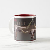 Longhorn-Tassen Zweifarbige Tasse (Vorderseite Links)