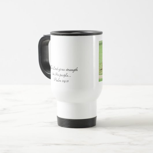Longhorn Travel Mug Reisebecher (Vorderseite Links)