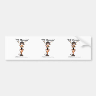 Longhorn TX-Meldung Autoaufkleber