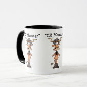 Longhorn TX-Meldung Tasse (Vorderseite Links)