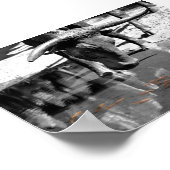 Longhorn und Goldfish Poster (Ecke)