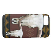 Longhorn-Western-Schädel iPhone 7 Fall Case-Mate iPhone Hülle (Rückseite (Horizontal))