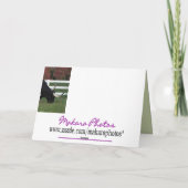 Longhorn Your Day-customize Karte (Rückseite)