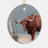 LONGHORNS durch DiDi Keramikornament (Links)