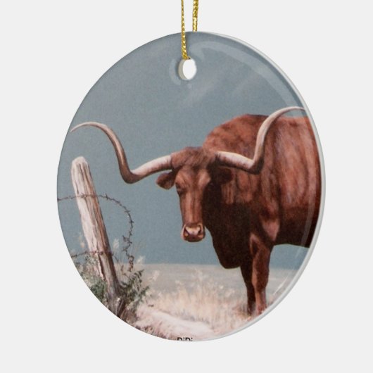 LONGHORNS durch DiDi Keramikornament (Links)