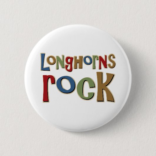 Longhorns-Felsen Button (Vorderseite)