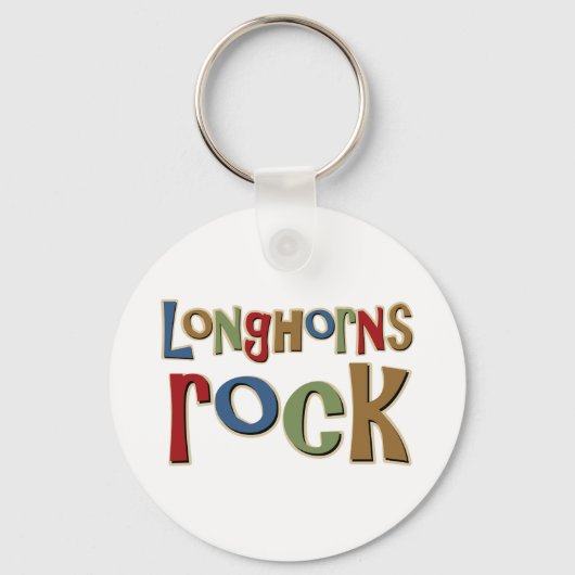 Longhorns Rock Schlüsselanhänger (Vorderseite)
