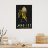 Longines-Uhrenplakat - Cappiello-Plakat Poster (Küche)