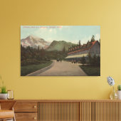 Longmire Springs, WA - Aussicht auf das National P Leinwanddruck (Insitu (Wohnzimmer))