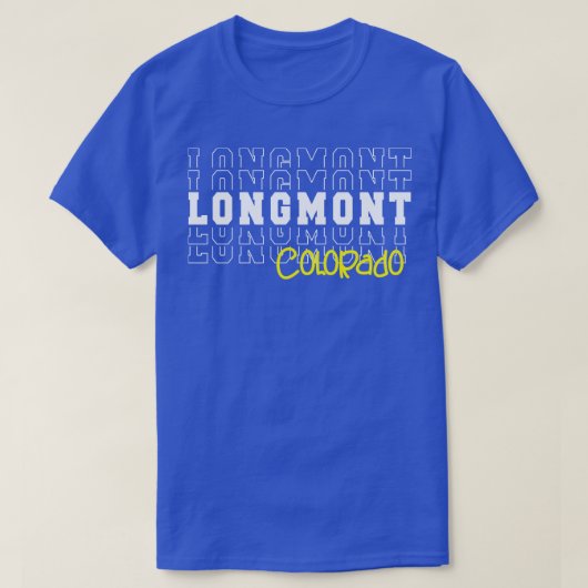 Longmont city Colorado Longmont CO T-Shirt (Design vorne)