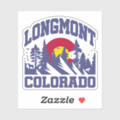 Longmont, Colorado Aufkleber (Blatt)