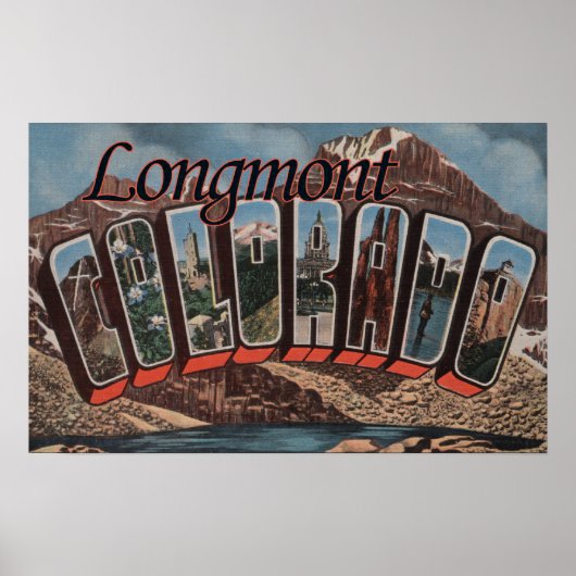 Longmont, Colorado - Große Briefszenen Poster (Vorne)