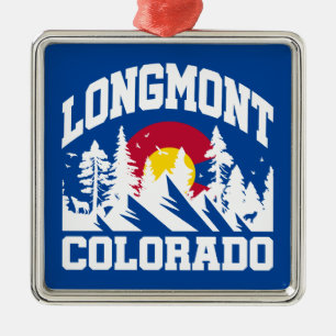 Longmont, Colorado Ornament Aus Metall