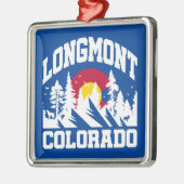 Longmont, Colorado Ornament Aus Metall (Links)