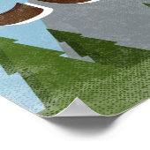 Longmont Colorado Snowy Mountains Poster (Ecke)