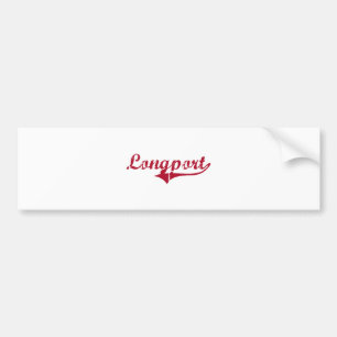 Longport New-Jersey klassischer Entwurf Autoaufkleber