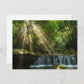 Longquan Glamour Creek Postkarte (Vorne/Hinten)