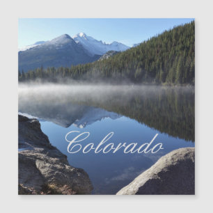 Longs Peak Bear Lake Rocky Mountain Nationalpark Magnetkarte