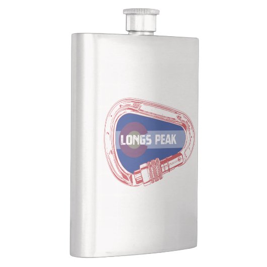 Longs Peak Climbing Carabiner Flachmann (Rechts)