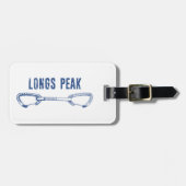 Longs Peak Colorado Klettern Schnellzug Gepäckanhänger (Vorderseite horizontal)