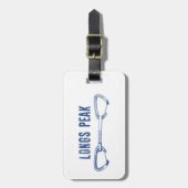 Longs Peak Colorado Klettern Schnellzug Gepäckanhänger (Vorderseite vertikal)