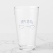 Longs Peak Colorado Klettern Schnellzug Glas (Rückseite)