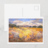 Long's Peak, Colorado, Malerei Postkarte (Vorne/Hinten)