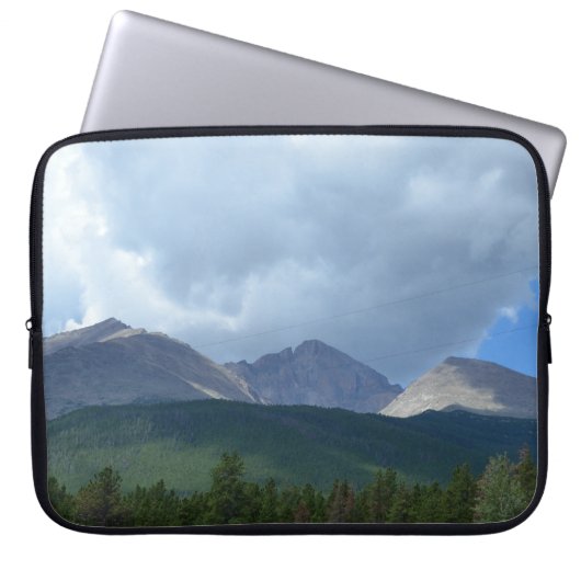 Longs Peak Colorado Notebook-Sieb Laptopschutzhülle (Vorderseite)