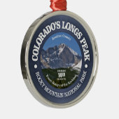 Longs Peak Ornament Aus Metall (Rechts)