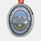 Longs Peak Ornament Aus Metall (Links)