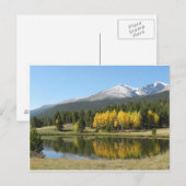 Longs Peak Postkarte (Vorne/Hinten)