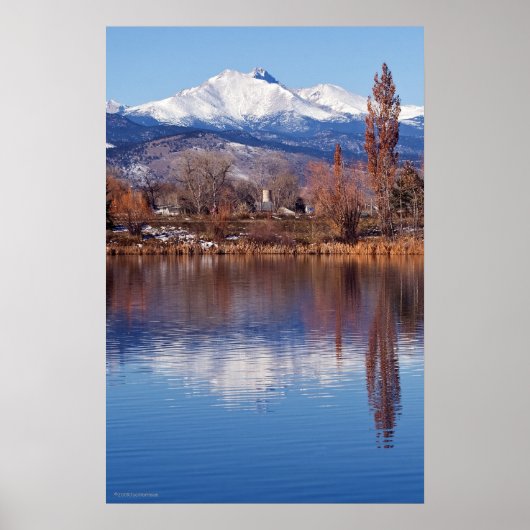 Longs Peak Reflection Poster (Vorne)