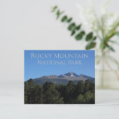 Longs Peak Rocky Mountain Nationalpark Colorado Postkarte (Stehend Vorderseite)