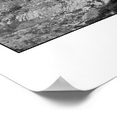 Longs Peak Schöner, rauer Rocky Mountain Poster (Ecke)