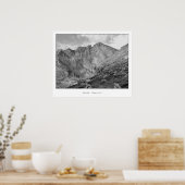 Longs Peak Schöner, rauer Rocky Mountain Poster (Küche)