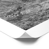 Longs Peak Schöner, rauer Rocky Mountain Poster (Ecke)