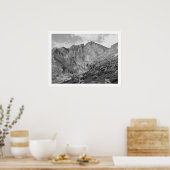Longs Peak Schöner, rauer Rocky Mountain Poster (Küche)