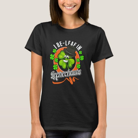 LongshanksTees I be leaf in leprechauns T-Shirt (Vorderseite)