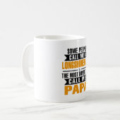Longshoreman Papa Vatertag Geschenk Kaffeetasse (Vorderseite Links)