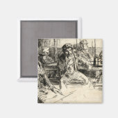 Longshoremen - Whistler - 1859 Magnet (Vorderseite/Rückseite)