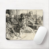 Longshoremen - Whistler - 1859 Mousepad (Mit Mouse)