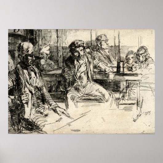 Longshoremen - Whistler - 1859 Poster (Vorne)