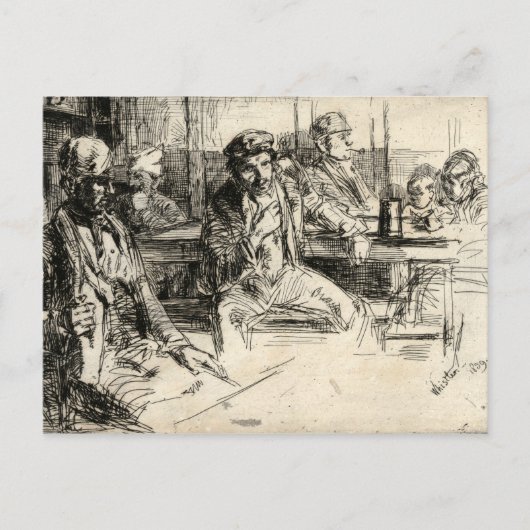 Longshoremen - Whistler - 1859 Postkarte (Vorderseite)