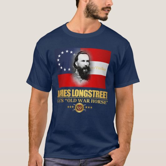 Longstreet (Südlicher Patriot) T-Shirt (Vorderseite)