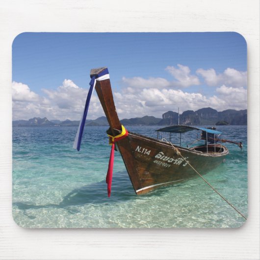 Longtail Boot - Thailand Mousepad (Vorne)